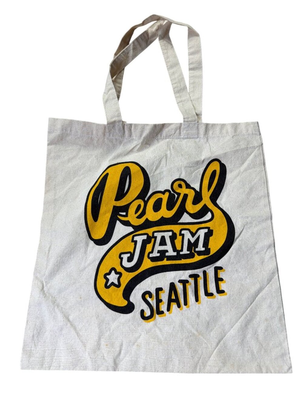 Pearl Jam Seattle Tote Bag 15.5" x 15.5"